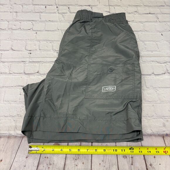 AFTCO Men The Original Fishing Shorts Size 42 Cargo Outdoor Gray C053 -16 - Picture 7 of 16